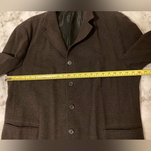 Armani brown wool button up blazer/ jacket - Picture 4 of 7